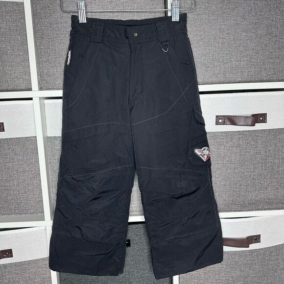 Obermeyer Kids Snow Pants Black Size 4 - Picture 1 of 10